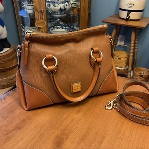 Dooney & Bourke Caramel Pebble 30 satchel